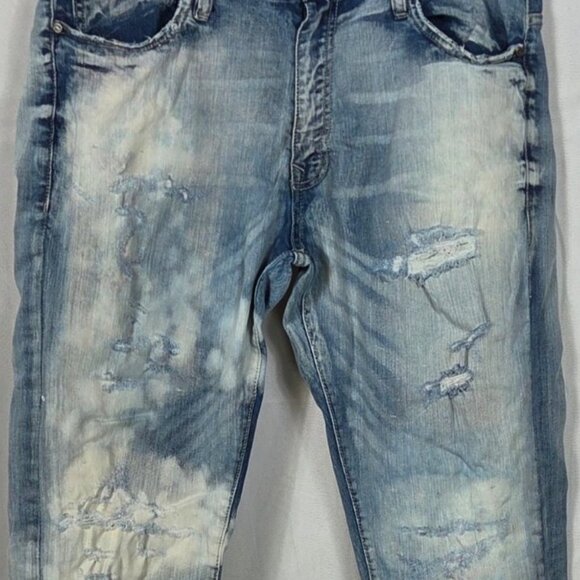 Jordan Craig Legacy Edition Denim Jacket & Aaron Jeans Rip & Repair Streetwear X - Picture 10 of 14